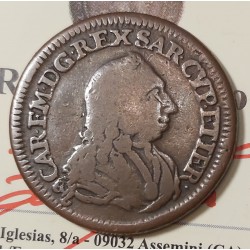 CARLO EMANUELE III 3 CAGLIARESI 1741